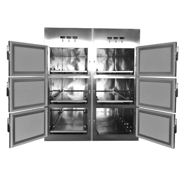 6 body mortuary cooler