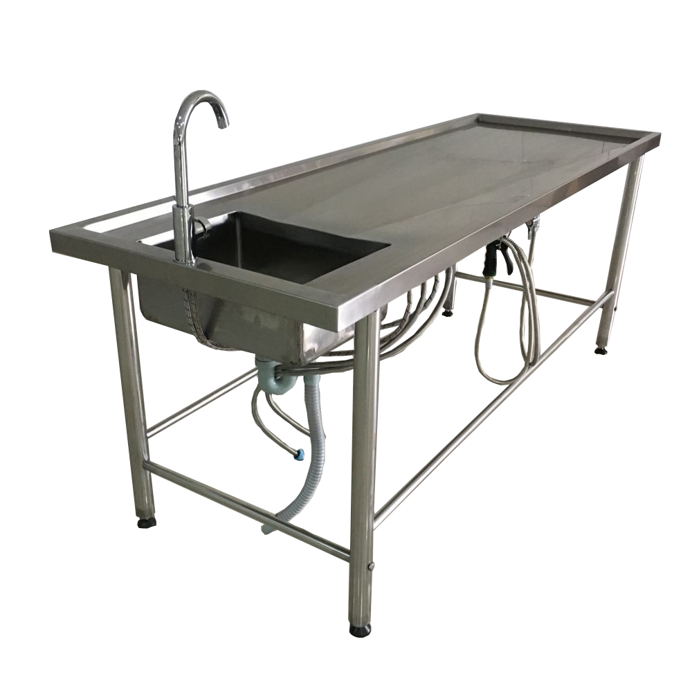 Embalming Table with Sink
